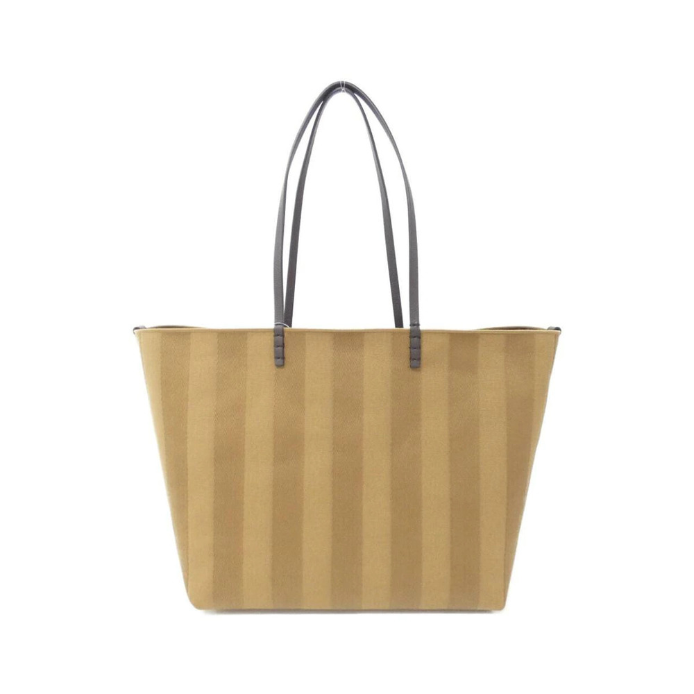 Fendi Roll Shopper Bag brown striped